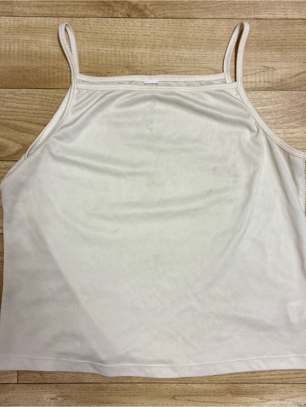 Knitworks Cream Spaghetti Strap Camisole Tank